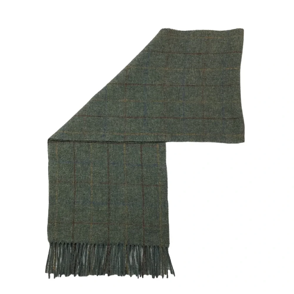 Mackintosh Scotland Wool Plaid Scarf Unisex